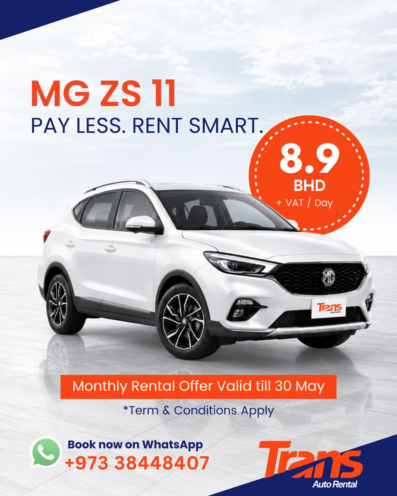 Special Offer for MG ZS 11