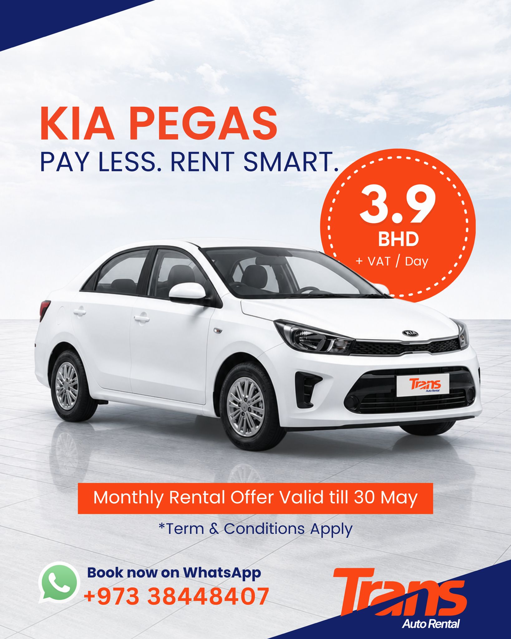 Special Offer for KIA Pegas