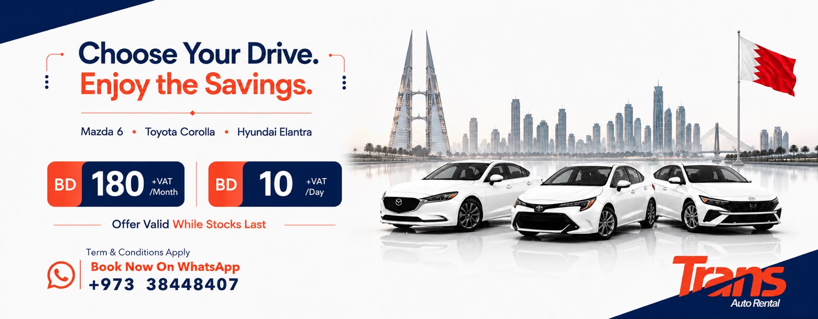 Best Car Rental Company at Bahrain Airport
